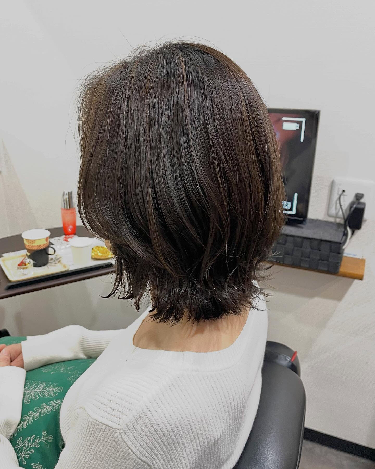 ブリーチなしのハイライト×ひし形くびれスタイル