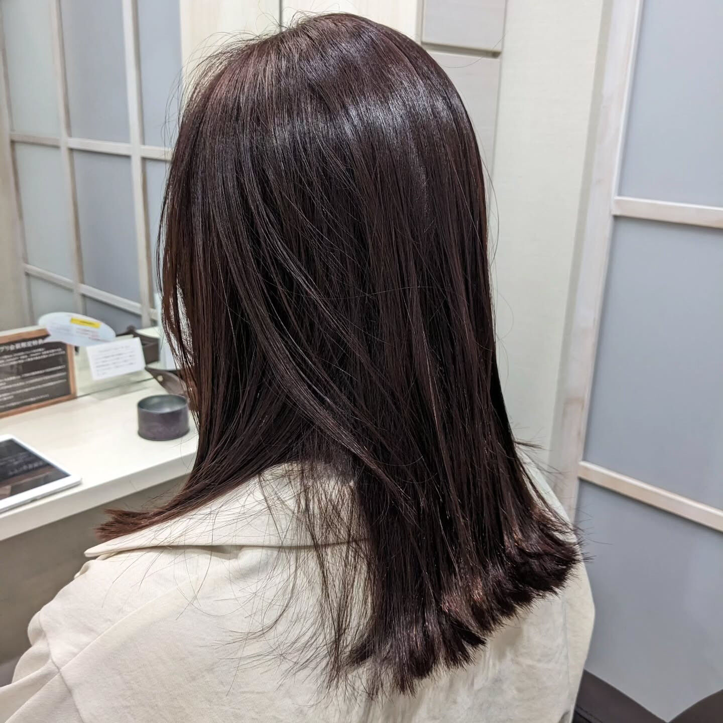 外ハネミディ✩