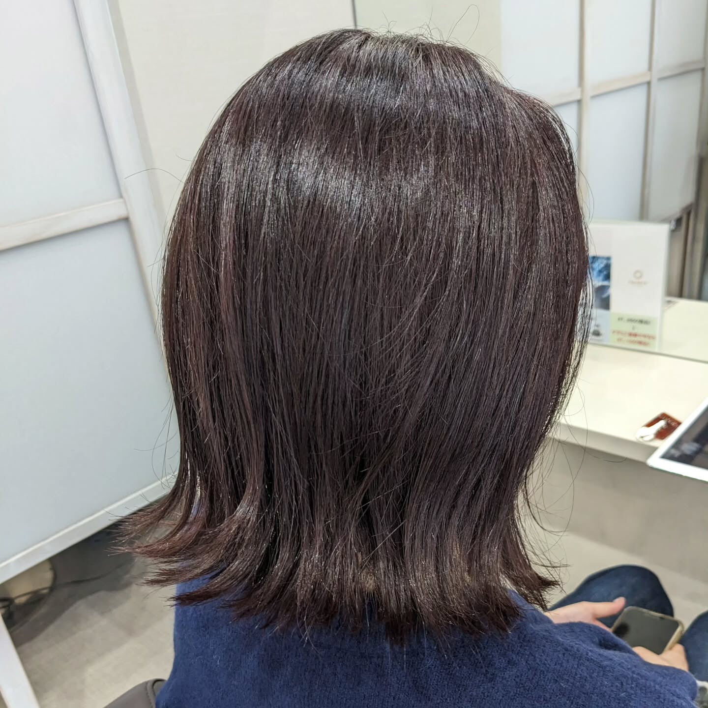 外ハネミディアムスタイル♪