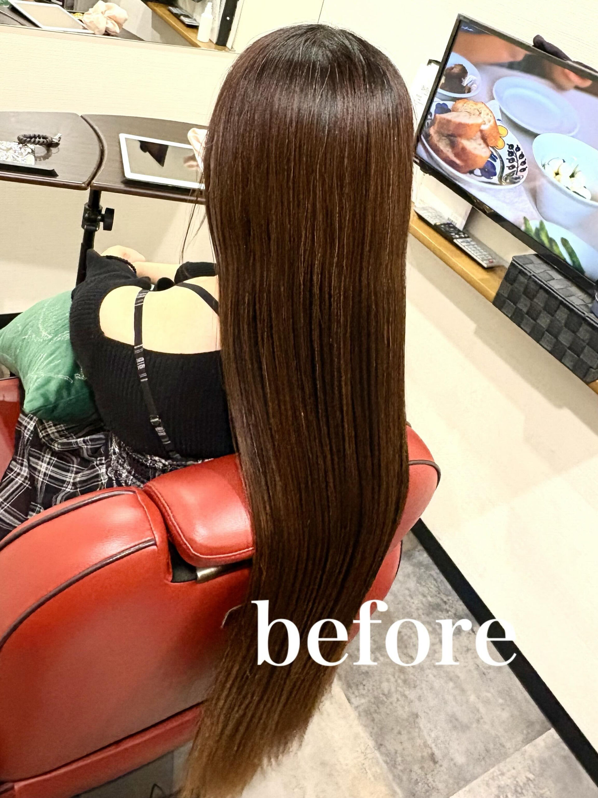 ロングからバッサリヘアドネーションをしてショートボブに