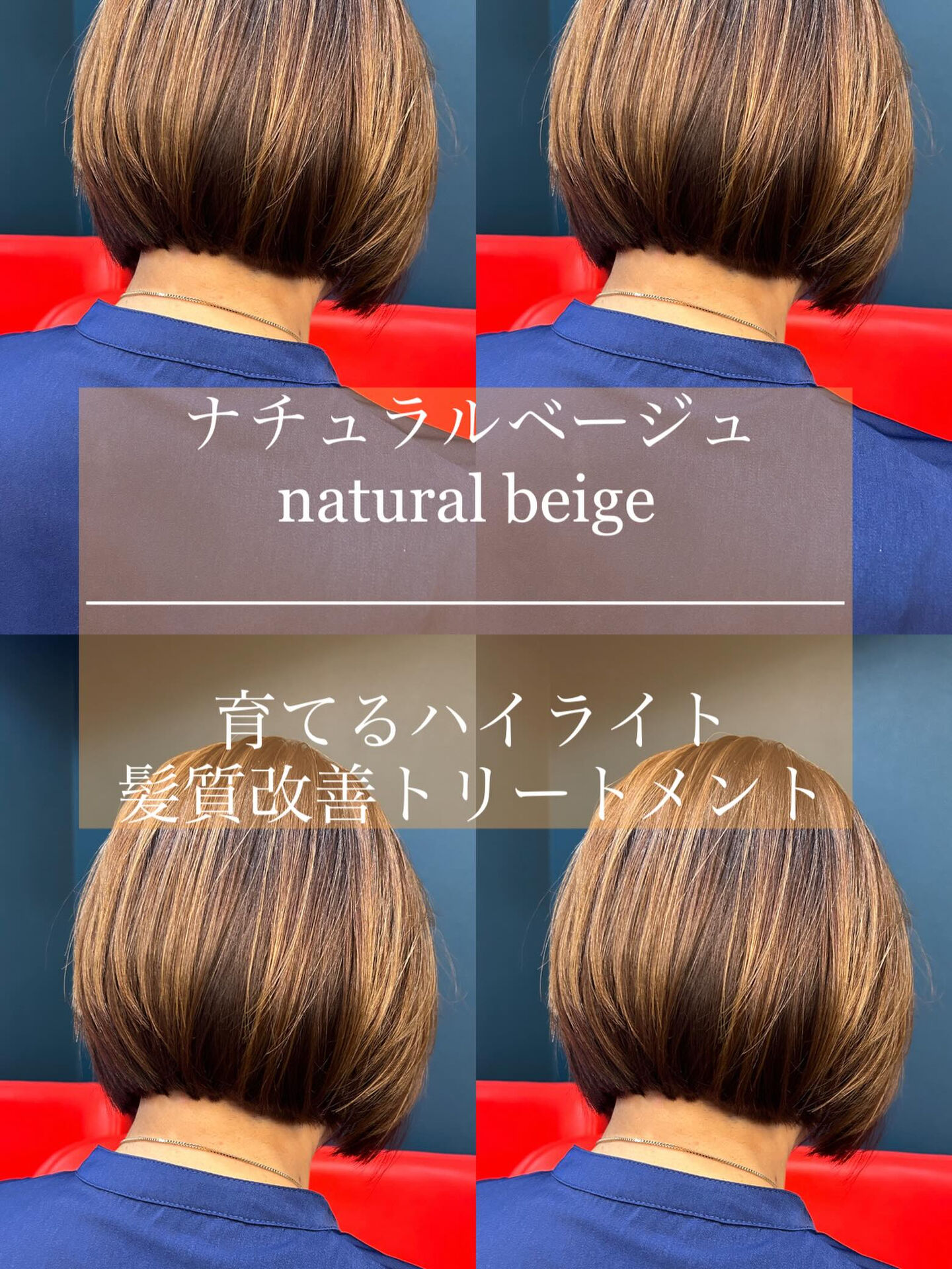 育てるハイライト＋髪質改善トリートメント